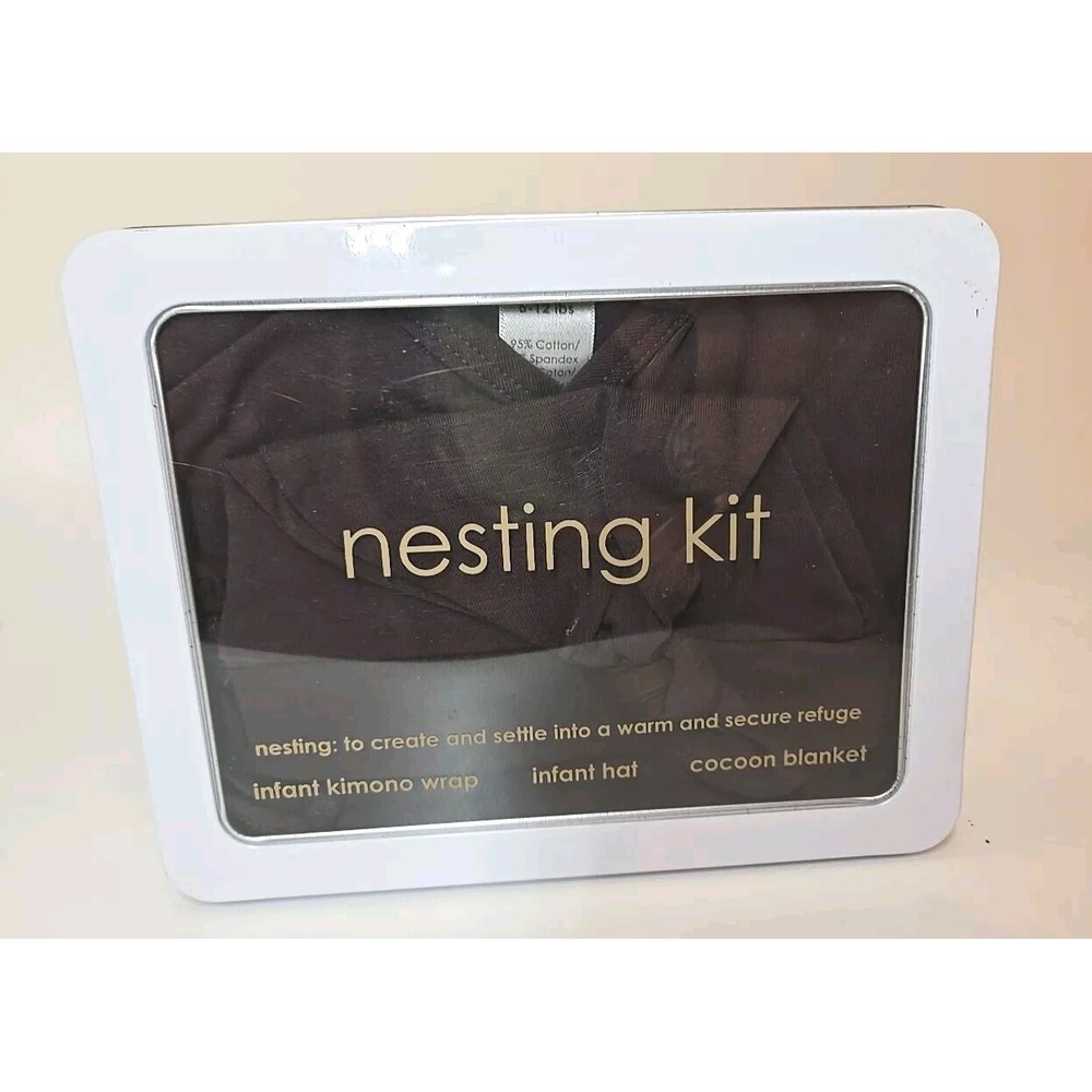 Newborn‎ Infant Kimono Wrap Nesting Kit Baby Shower Gift *new*
